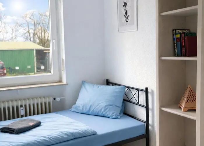 公寓 Modernes 3 Naehe Friedberg & 30 Min Zur Messe Frankfurt *